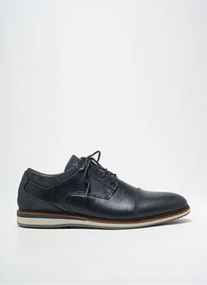 Baskets matière lisse bout rond bleu BULLBOXER homme