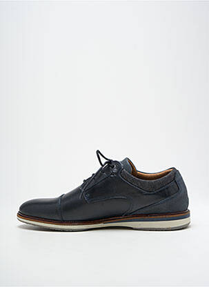 Baskets matière lisse bout rond bleu BULLBOXER homme