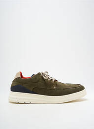Baskets nubuck bout rond vert BULLBOXER homme