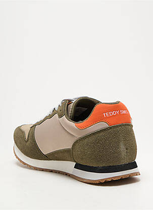 Baskets bout rond bout rond vert TEDDY SMITH homme