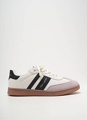Baskets semelle amovible bout rond beige TEDDY SMITH homme