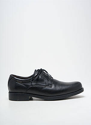 Derbies tissage satiné talon bas noir CALLAGHAN homme
