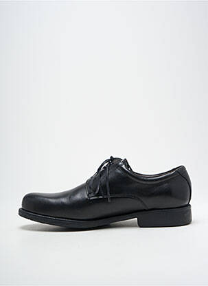 Derbies tissage satiné talon bas noir CALLAGHAN homme
