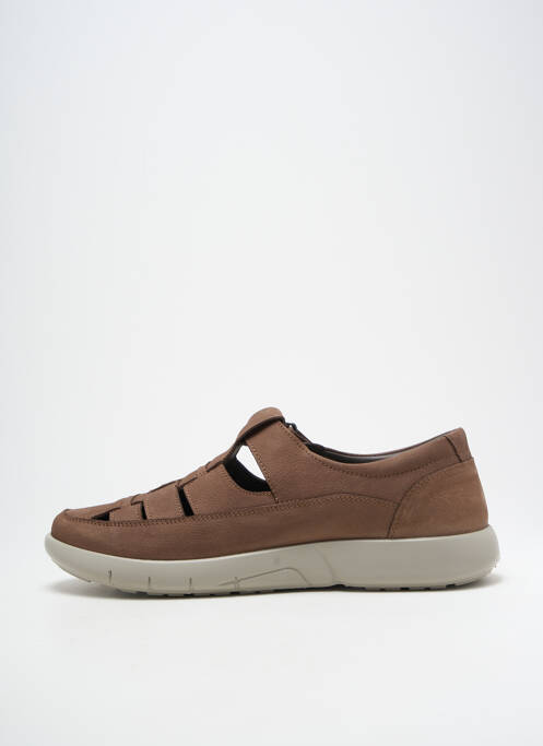 Chaussures de confort bout rond bout rond marron ESSE COMFORT homme