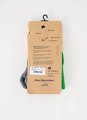 Chaussettes stretch vert UHLSPORT enfant