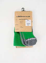 Chaussettes vert UHLSPORT pour unisexe seconde vue