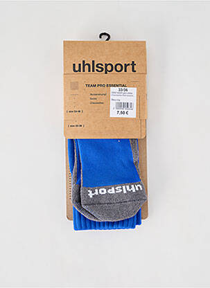 Chaussettes stretch bleu UHLSPORT homme