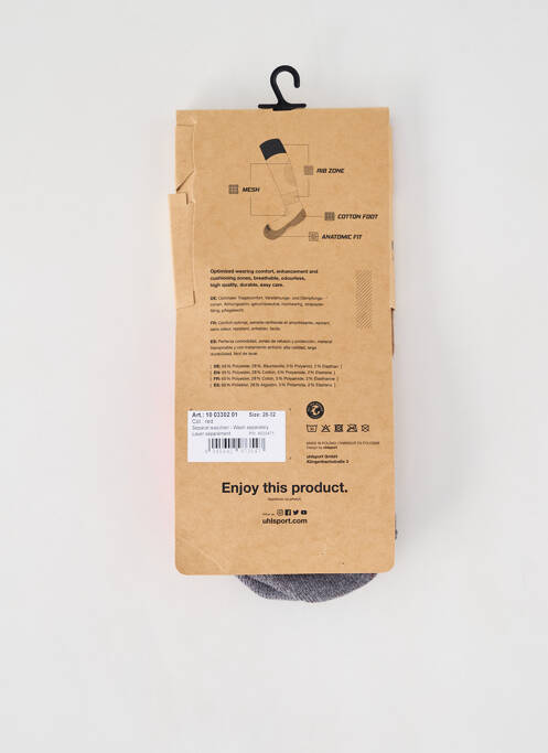 Chaussettes rouge UHLSPORT pour enfant