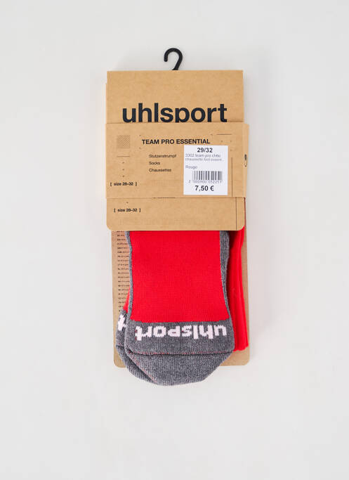 Chaussettes rouge UHLSPORT pour unisexe