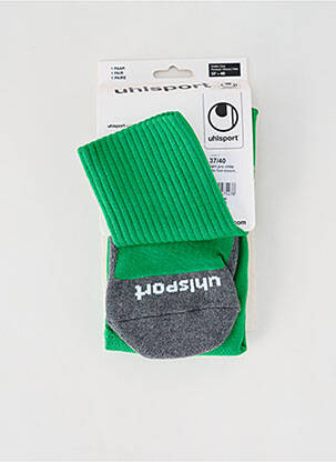 Chaussettes stretch vert UHLSPORT homme