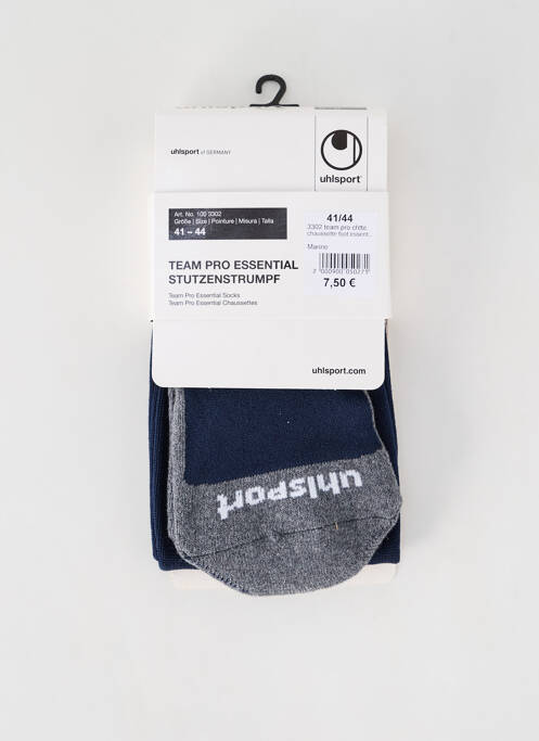 Chaussettes bleu fonce UHLSPORT pour homme