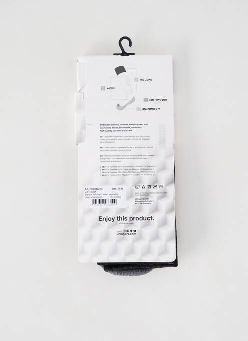Chaussettes noir UHLSPORT pour enfant