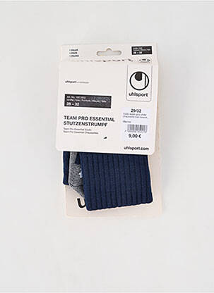 Chaussettes stretch bleu UHLSPORT homme