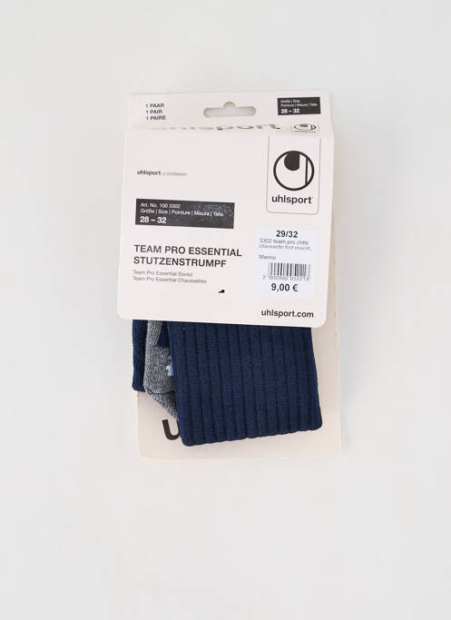 Chaussettes bleu UHLSPORT pour homme