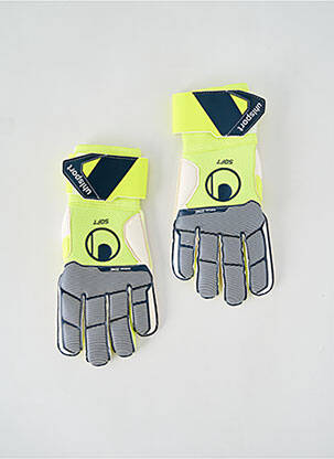 Gants sport football jaune UHLSPORT unisexe