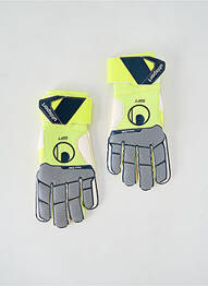 Gants sport football jaune UHLSPORT unisexe