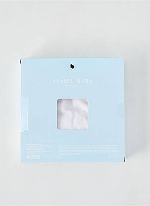 T-shirt stretch manches courtes blanc YSABEL MORA femme