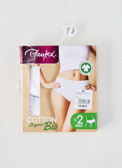 Culotte blanc PLAYTEX pour femme