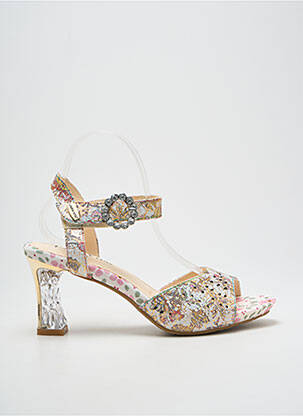 Sandales/Nu pieds beige LAURA VITA pour femme