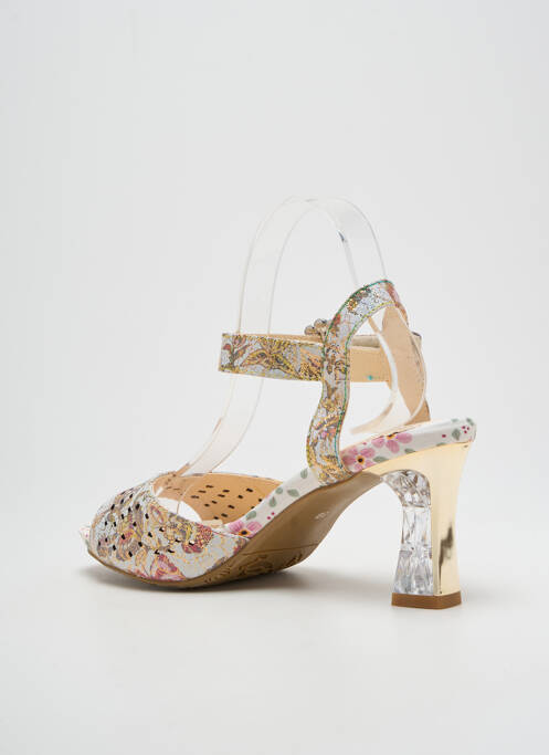 Sandales/Nu pieds beige LAURA VITA pour femme