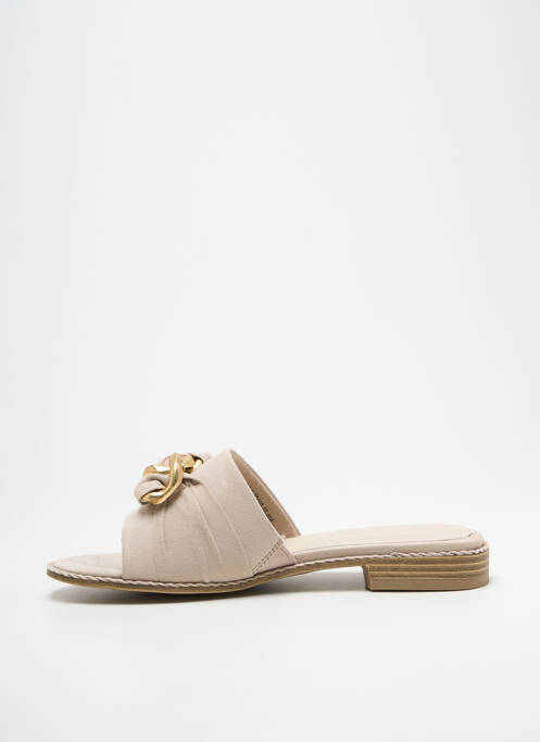 Mules/Sabots beige MARCO TOZZI pour femme