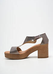 Sandales/Nu pieds gris MARILA pour femme seconde vue