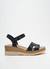 Sandales/Nu pieds noir PORRONET pour femme seconde vue