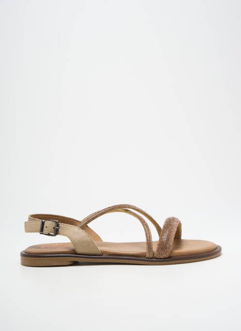 Sandales/Nu pieds beige PORRONET pour femme