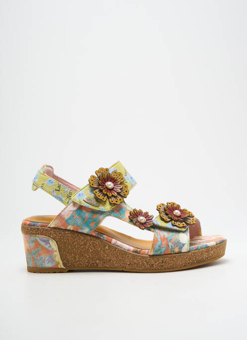 Sandales/Nu pieds vert LAURA VITA pour femme