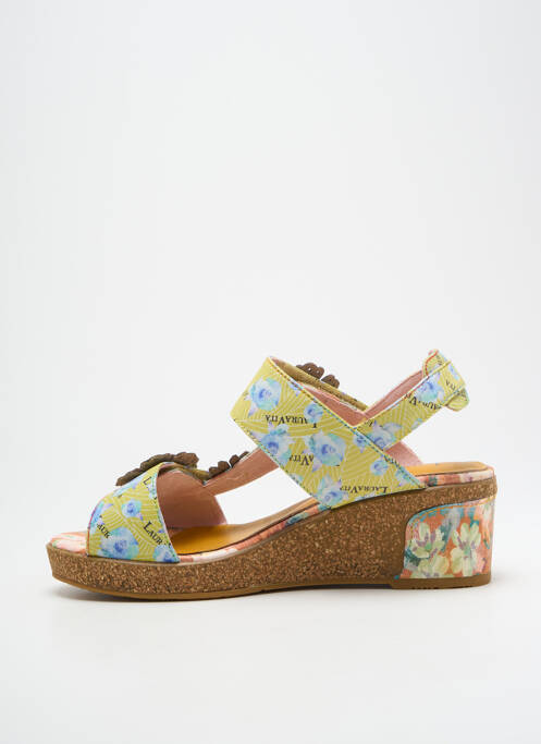 Sandales/Nu pieds vert LAURA VITA pour femme