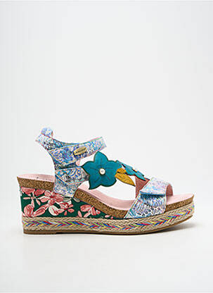 Sandales/Nu pieds bleu LAURA VITA pour femme