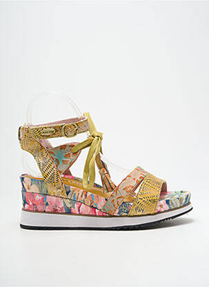 Sandales/Nu pieds jaune LAURA VITA pour femme