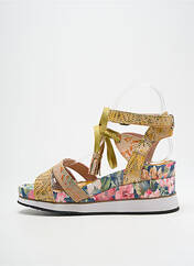 Sandales/Nu pieds jaune LAURA VITA pour femme seconde vue