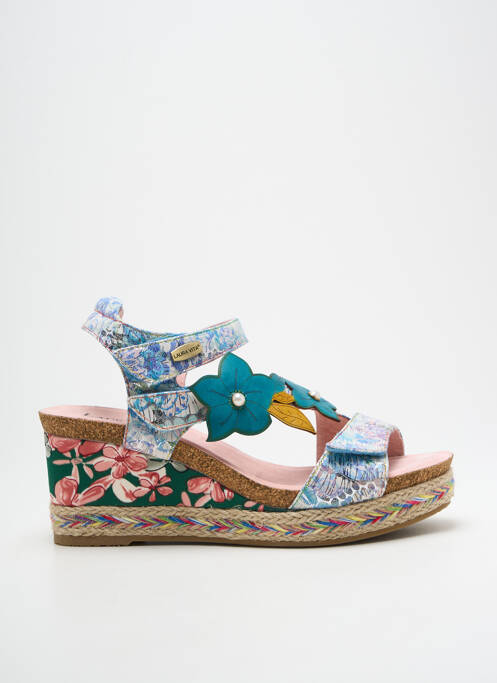 Sandales/Nu pieds bleu LAURA VITA pour femme