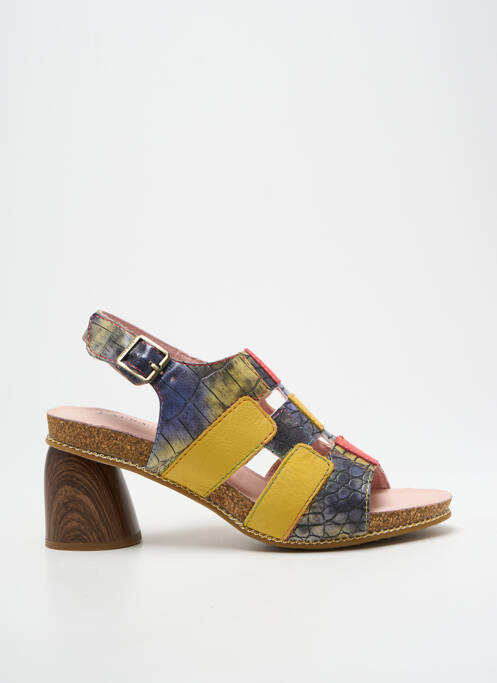 Sandales/Nu pieds jaune LAURA VITA pour femme