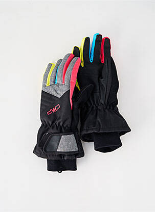 Gants doublure noir CMP femme