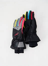 Gants doublure noir CMP femme