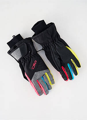 Gants doublure noir CMP femme