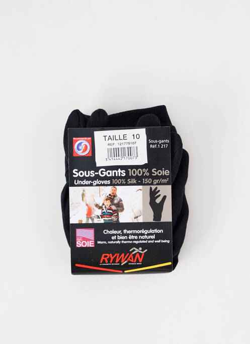 Gants noir RYWAN pour unisexe