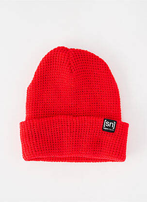 Bonnet stretch rouge SUPER.NATURAL unisexe