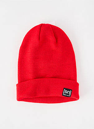 Bonnet stretch rouge SUPER.NATURAL homme