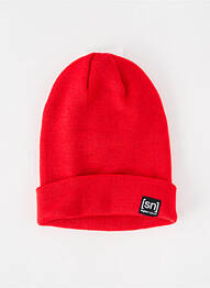 Bonnet stretch rouge SUPER.NATURAL homme