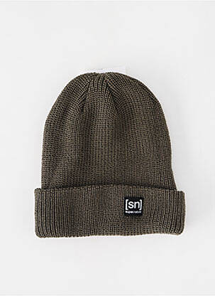 Bonnet stretch vert SUPER.NATURAL homme