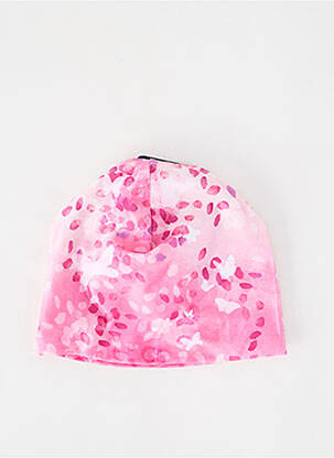 Bonnet imprimé fantaisie rose BUFF fille