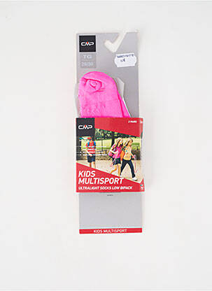 Chaussettes stretch rose CMP fille