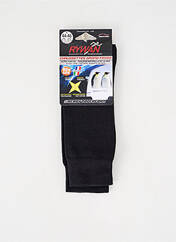 Chaussettes noir RYWAN pour homme seconde vue
