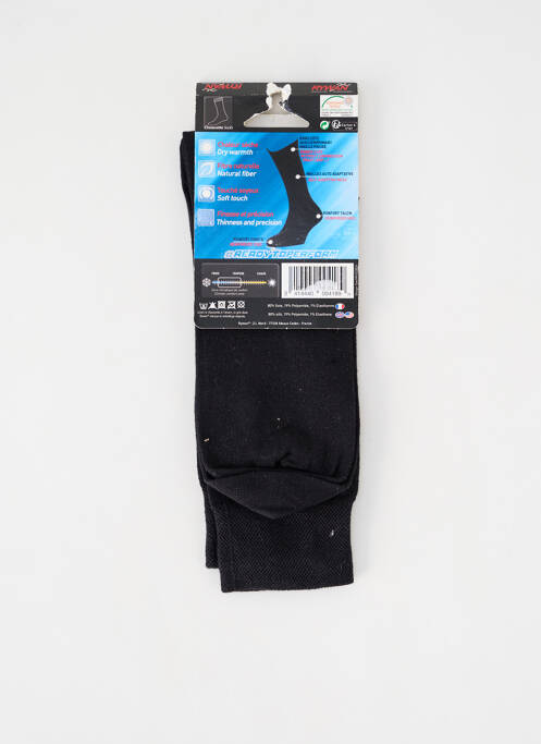 Chaussettes noir RYWAN pour homme