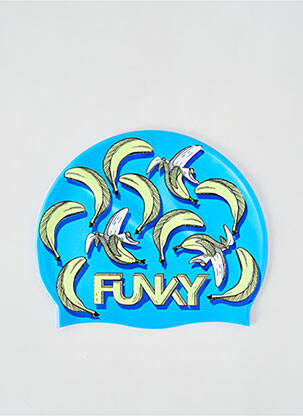 Bonnet imprimé fantaisie bleu FUNKY unisexe