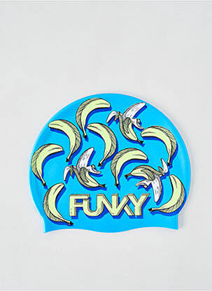 Bonnet imprimé fantaisie bleu FUNKY unisexe