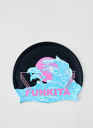 Bonnet sport natation noir FUNKITA femme